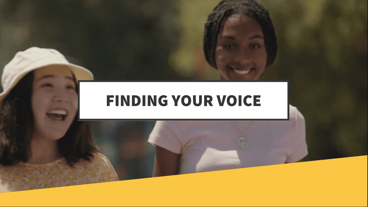3. Finding Your Voice - Go to the Campus